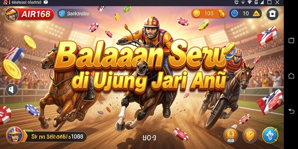Tampilan gameplay Racing di AIR168 menampilkan aksi cepat dan kendaraan keren.