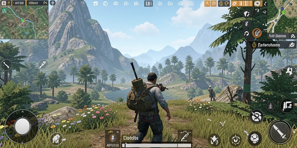 Tampilan menakjubkan dari eksplorasi dunia Open World.