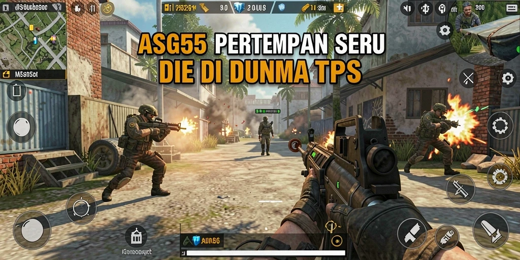 Gameplay seru dalam pertempuran TPS yang intens.