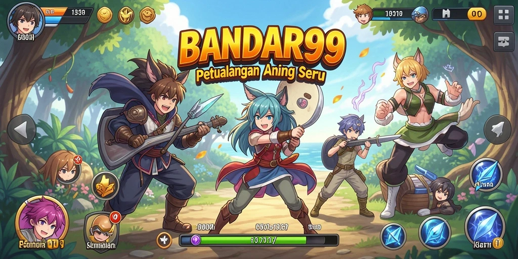 Screenshot BANDAR99 menampilkan karakter Anime dalam aksi seru dan grafis yang memukau.
