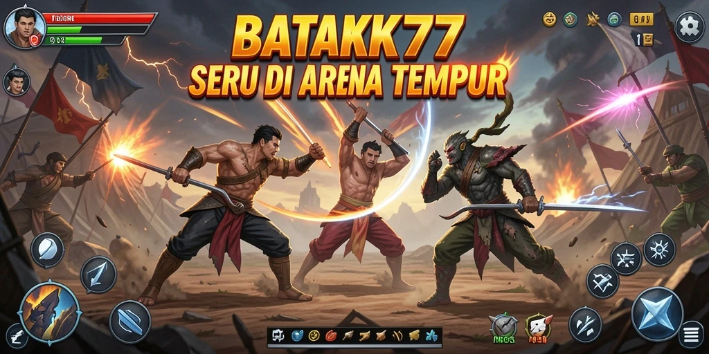 Tampilan gameplay BATIK77 yang intens dan mendebarkan.