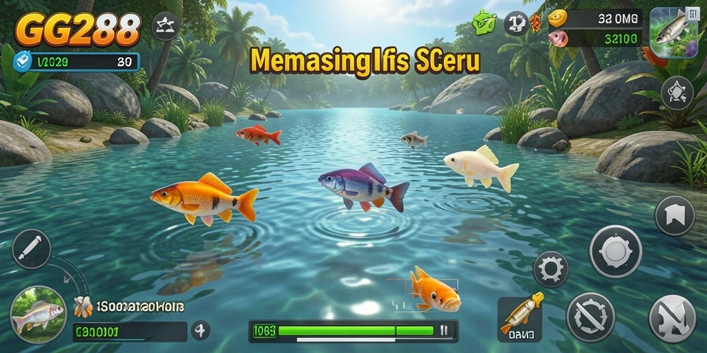 Tangkapan ikan yang spektakuler dalam gameplay memancing GG288.