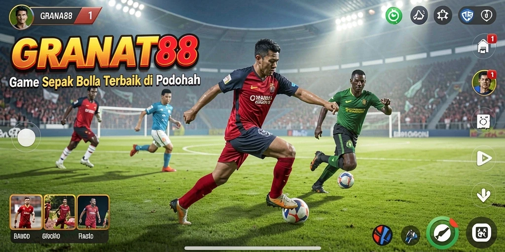 Tampilan gameplay <strong>GRANAT88</strong> yang memukau dan mendebarkan di lapangan.