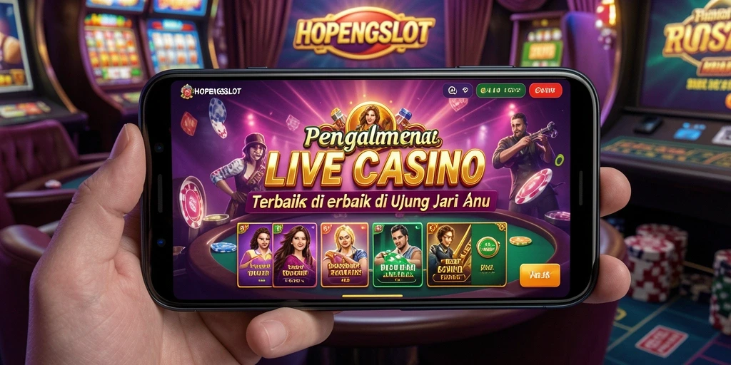 Gameplay menarik HOPENGSLOT dalam suasana Live Casino.