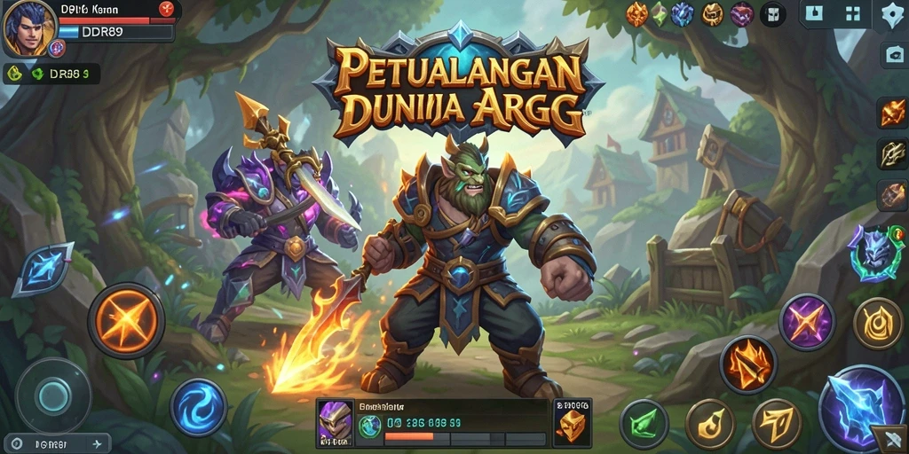 Tampilan gameplay ARPG yang mendebarkan di IDR89.