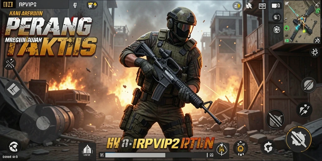 Screenshot RPVIP2 menampilkan aksi temperan yang mendebarkan.