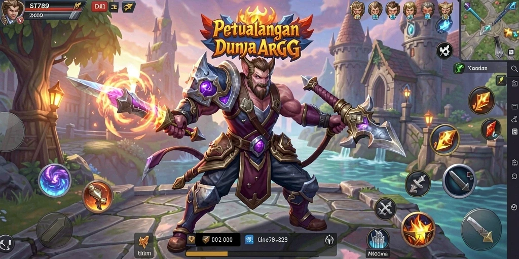 Tangkapan layar menampilkan seru dan menantangnya gameplay ARPG ST789.