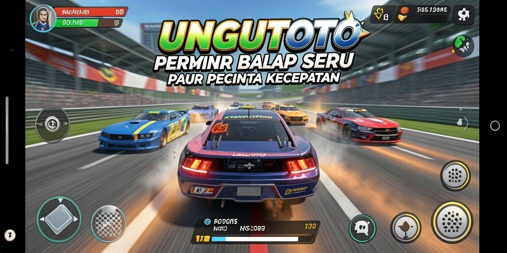 Tampilan balapan mendebarkan dalam UNGUTOTO.
