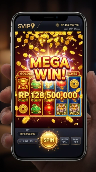 Halaman utama svip9 dengan berbagai kategori aplikasi.